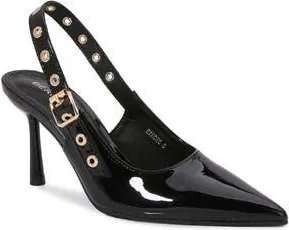 Berness Candes Grommet Slingback Pump in Black at Nordstrom Rack, Size 11