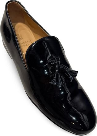 Brunello Cucinelli patent loafers - Black