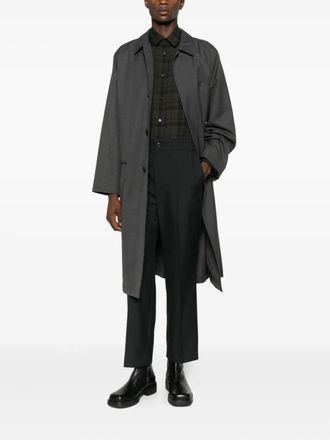 Saint Laurent Geborduurd Katoenen Shirt