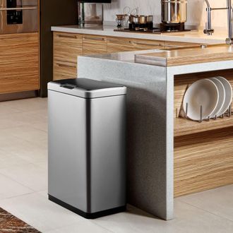 EKO Colector De Residuos Con Sensor Abertura Grande Capacidad 45