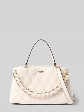 Guess Handtasche in Leder-Optik mit Logo-Detail in Offwhite, Gr&ouml;&szlig;e 1
