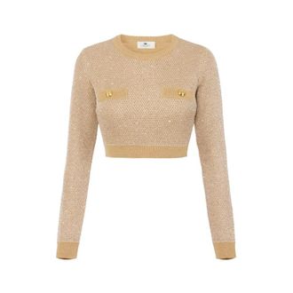 Elisabetta Franchi Donna, Maglie, Giallo, L, new