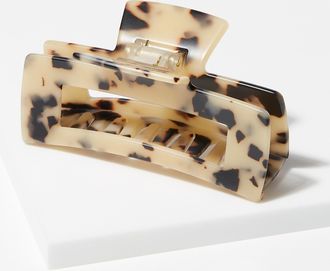 Simons Womens Geo flecked oversized clip