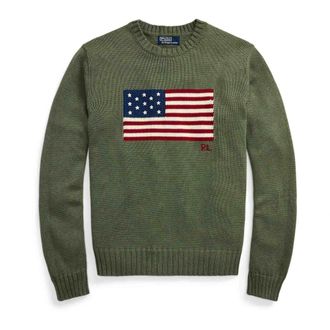 Polo Ralph Lauren Heren, Truien, Groen, Maat: XL Fleece