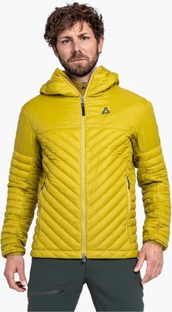 Sch&ouml;ffel Daunenjacke SCH&Ouml;FFEL Down Jacket Style Cascata MNS, Herren, Gr. 48, gelb, Obermaterial: 100% Nylon. Futter: 100% Nylon. Wattierung: 90% Daunen, 10% Fe