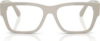 Versace 53mm Pillow Optical Glasses in Grey at Nordstrom