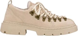 INUIKII Echo Low - Dames - Schoenen - Beige - Maat: 37 EU Wol