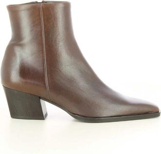 Zinda 3636 W Enkellaarsjes - Dames - Cowboylaarzen - Bruin - 38 EU - Schoenen
