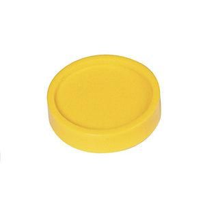 Maul Imanes Redondos &Oslash; 30 Mm Ue 100 Unid En Amarillo