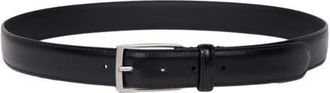 Sandro Rectangular buckle leather belt in Black at Nordstrom, Size Medium