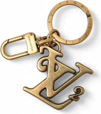 Louis Vuitton Pre-owned Fabric key-holders - unisex - Vintage Accessoires - Geel - ONE Size - Vintage