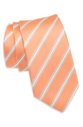 Original Penguin Cutler Stripe Tie in Orange at Nordstrom Rack