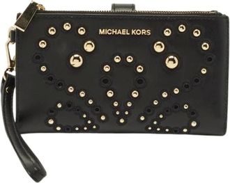Michael Kors Pre-owned Clutches, female, Black, Size: ONE SIZE Pre-owned Leather Wallet