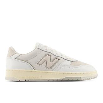 New Balance Unisex BB950 en Beige/Gris, Cuero, Talla 37.5