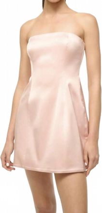 Staud Silvia Mini Dress In Pink