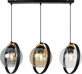 OEM L&aacute;mpara Colgante Moderna De Vidrio Con Anillos Mixtos