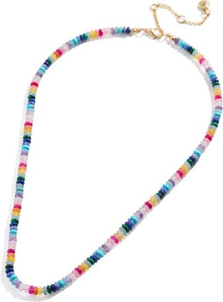 BaubleBar Cora Beaded Necklace in Blue Multi at Nordstrom