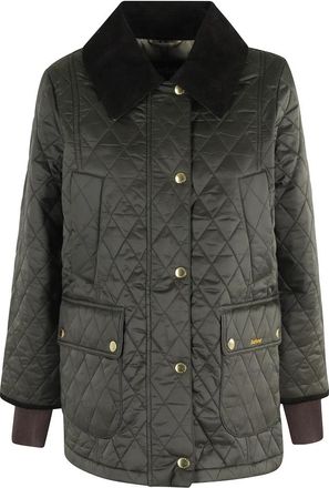Barbour Modern Beadnell Quilted Jacket - Dames - Zomerjassen - Groen - M - Polyester - Jassen