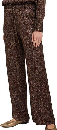 ottod'Ame Printed Viscose Palazzo Trousers in Brown at Nordstrom, Size 48 It