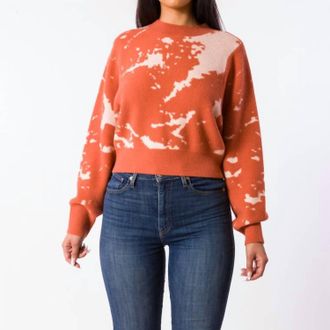 Kerisma Carrara Sweater In Rust/ecru