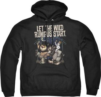 Gildan Where The Wild Things Are Wild Rumpus Adult Pull Over Hoodie / Hooded Sweatshirt