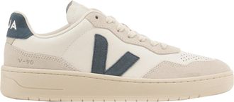 Veja Low-Top Sneakers With Organic Traced Leather And Suede Panels