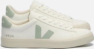 Veja Womens WOMENS CAMPO LEATHER SNEAKERS - White - Size: 6