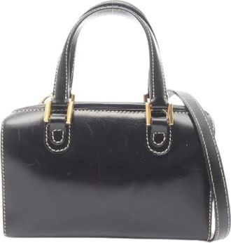 Fendi Pre-owned Handbags, female, Black, Size: ONE SIZE Pre-owned Leather Handbag
