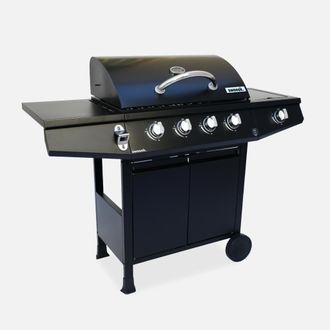 Sweeek Barbacoa De Gas De 5 Quemadores Con 1 Quemador Lateral