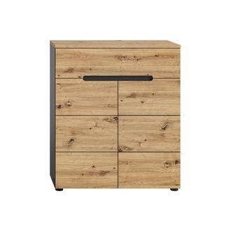 Calicosy Zapatero 2 puertas y 1 caj&oacute;n L80 cm - CANU - Efecto Madera