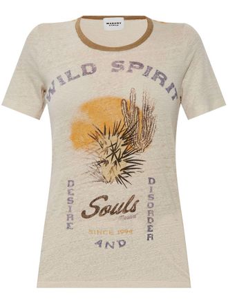 Isabel Marant Kiliann T-shirt - Beige