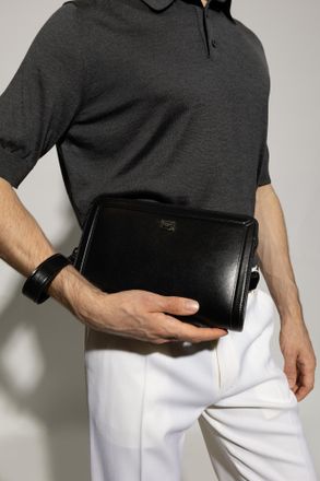 Dolce & Gabbana Leather Handbag, Mens, Black
