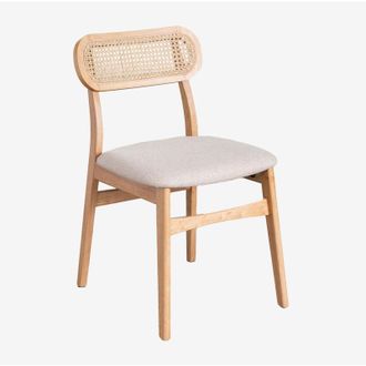 Sklum Sklum - Pack De 4 Sillas De Comedor En Madera Leivel