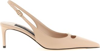 Dolce & Gabbana Multicolor Lamb Leather Mid Heel Womens Pumps