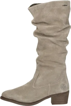 Rieker Schoenen, Dames, Beige, 37 EU, Su&egrave;de, Lange Laarzen