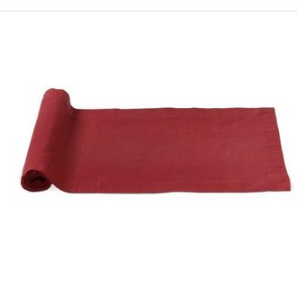Tag Cotton Slub Runner in Red at Nordstrom