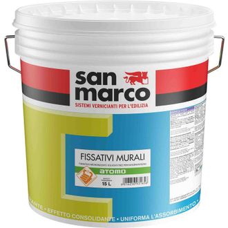 San Marco Atomo fissativo murale inodore lt 15 idrosolubile