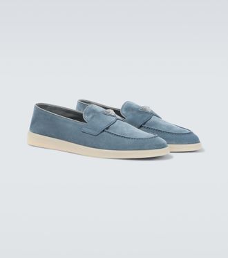 Prada Mocasines de ante