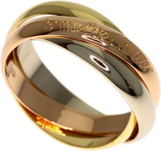 Cartier Trinity Yellow Gold (18K) Pink Gold (18K) White Gold (18K) Band Ring (Pre-Owned)