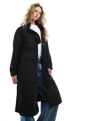 Barbour Roxanne - Giacca taglio lungo nera-Nero