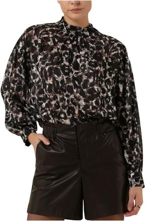Silvian Heach Overhemden, Dames, Bruin, 2Xs, Polyester, Blusa/Tunica/Blouse