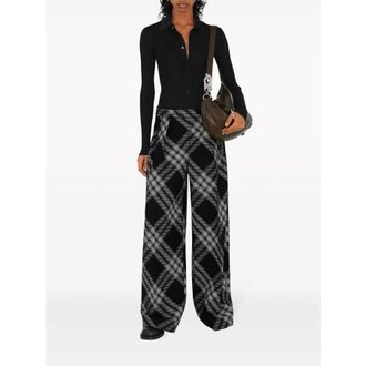 Burberry Womens Rib Knit Shirt, Size XX-Small