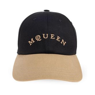 Alexander McQueen Baseball cap - Heren - Petten - Zwart - M - Katoen - Accessoires