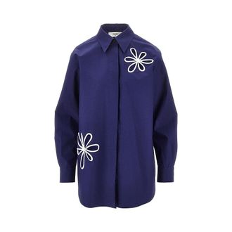 Fendi Fendi Ajour poplin shirt Woman 42