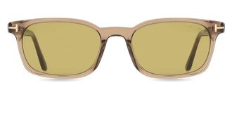 Tom Ford FT1300 MILES-02 45N Mens Sunglasses Brown Size 53