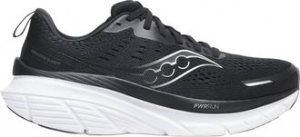 Saucony Mens Guide 18 Wide Shoes In Black/white