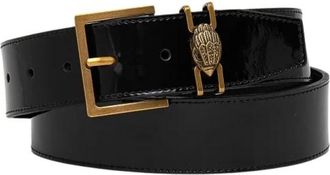 Kurt Geiger Shoreditch Riem - Dames - Accessoires - Zwart - Maat: M/L Leer