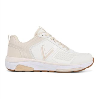 Vionic Womens Strider Shoe In White/cream