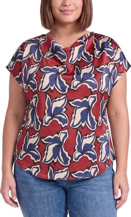 Anne Klein Plus Printed Blouse