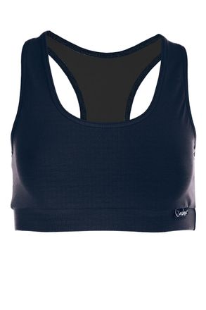Winshape Sport-Bustier WINSHAPE WVR1, Damen, Gr. XL, blau (night blau), Obermaterial: 90% Baumwolle, 10% Elasthan, BHs Sport-Bustier